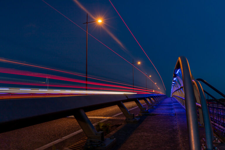 Avondfotografie… Brug bij Prinses Beatrixsluis, Nieuwegein